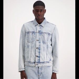 Amendi Bill Denim Jacket in Color Light me Up UNISEX